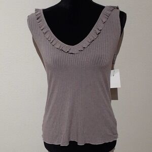 NWT PROJECT SOCIAL T lilac ribbed top, $30